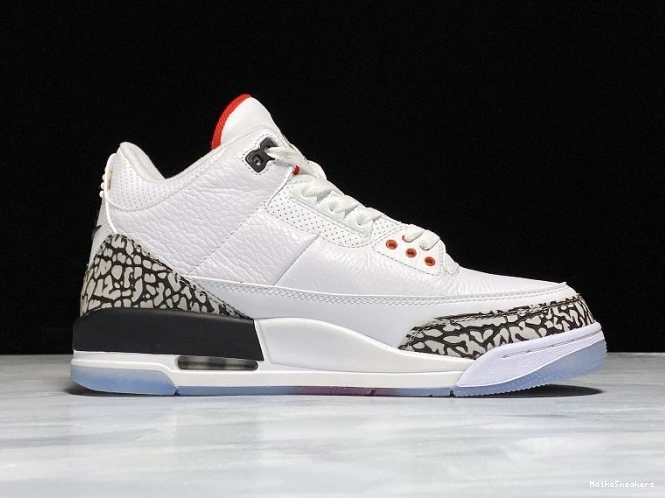 MaikeSneakers Jordan 3 mens white 923096-101 LINE